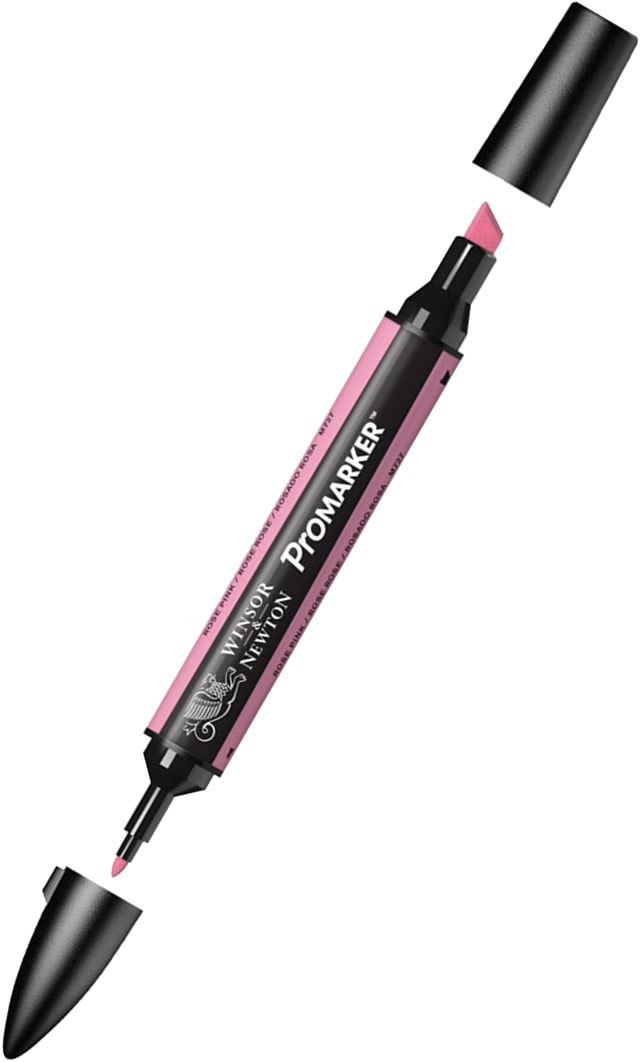 Winsor & Newton M727 168 Promarker Rose Pink Markör Kalem