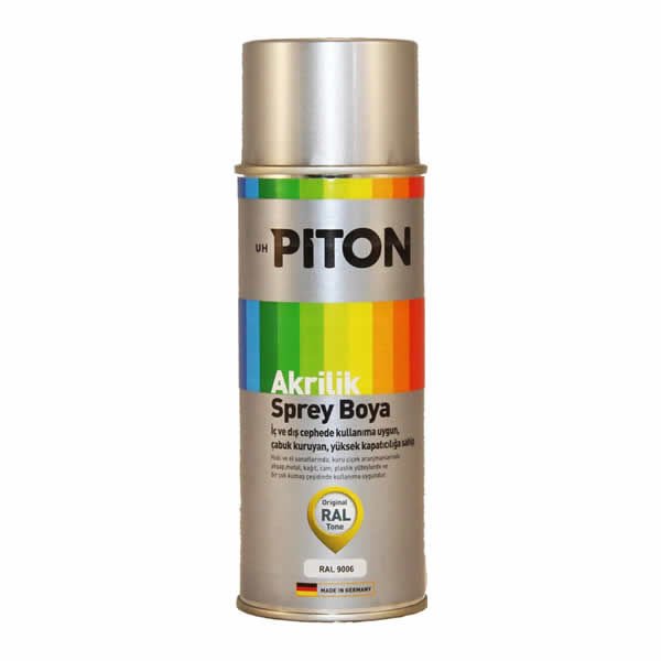 Piton 400 ml Pencere Gri Akrilik Sprey Boya