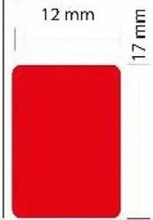 Tanex OFC-106 5 li Floresan Kırmızı Ofis Etiketi