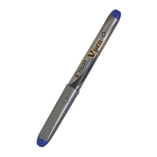 Pilot SVP-4M-L V-Pen Silver Mavi Dolma Kalem