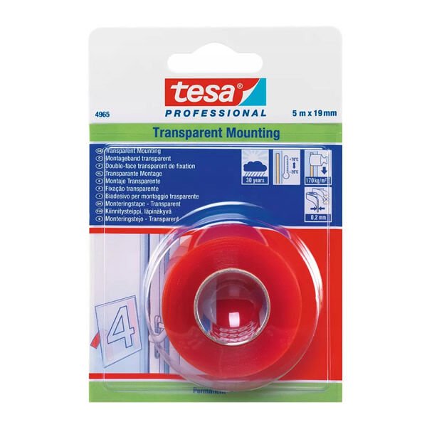 Tesa 66965-00007-00 5mmX19mm Çift Taraflı Polyester Bant