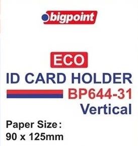 Bigpoint 644-31 Eco 90x125 100 lü Dikey Kart Poşeti