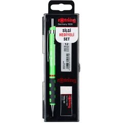 Rotring Tikky 0.5 mm Neon Yeşil Okul Mekanik Kurşun Kalem Seti
