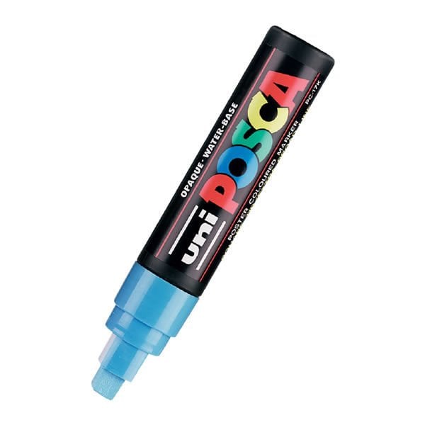 Uni-Ball PC-17K Posca 15,0 Mavi Su Bazlı Poster Markörü