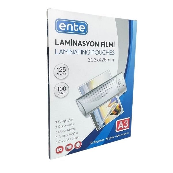 Ente 021 125 mic A3  Laminasyon Filmi