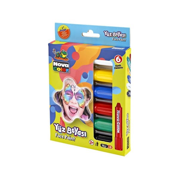 Nova Color NC-212 6 lı Set Yüz Boyası