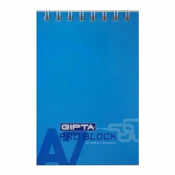 Gıpta Problock A7 40 Yaprak Çizgili Spiralli Bloknot