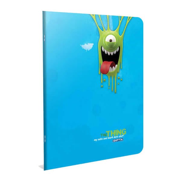 Gıpta The Thing A4 80 Yaprak Kareli Tel Dikişli Pp Kapaklı Defter