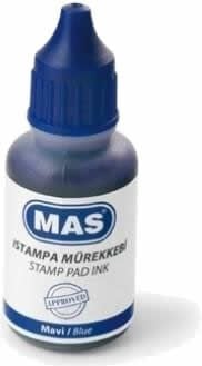 Mas 463 20 ml Mavi Istampa Mürekkebi