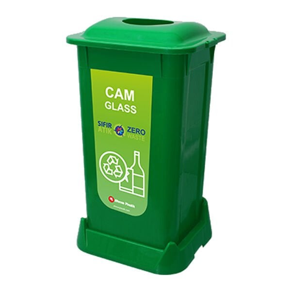 Aform 70 Lt Orjinal Cam AtıkYeşil Atık Kovası