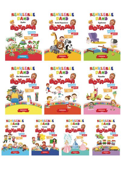 Gönül Yayıncılık İnce Renklerle Dans Boyama Kitabı