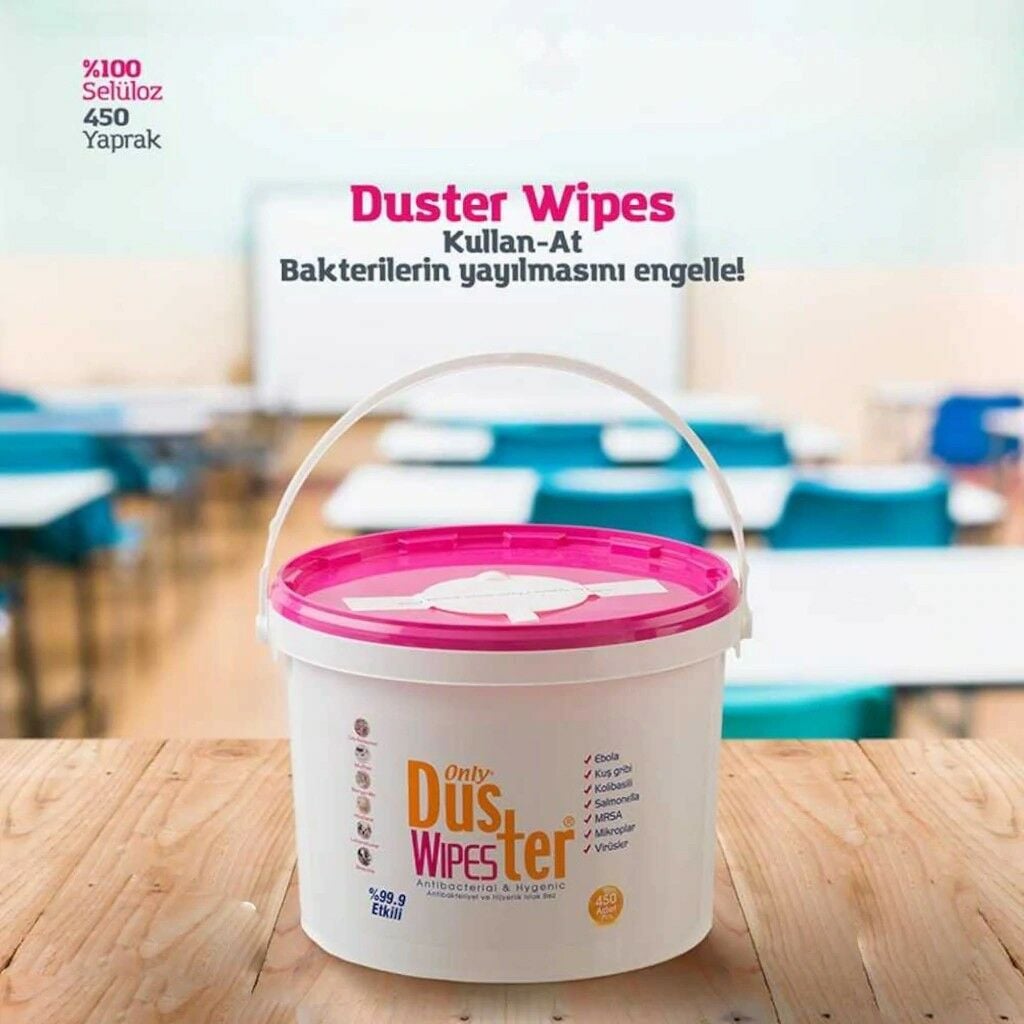 ONLY DUSTER WİPES 450 Lİ HİJYENİK ISLAK TEMİZLİK BEZİ