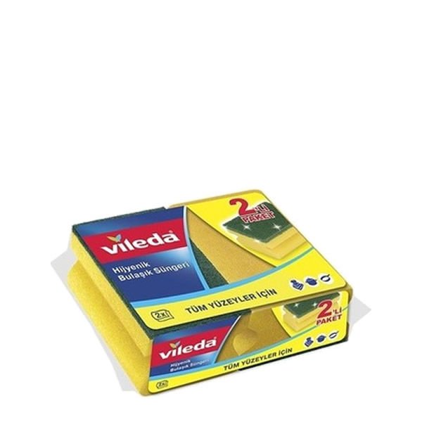 VİLEDA 011 2 Lİ HİJYENİK DÜZ BULAŞIK SÜNGERİ