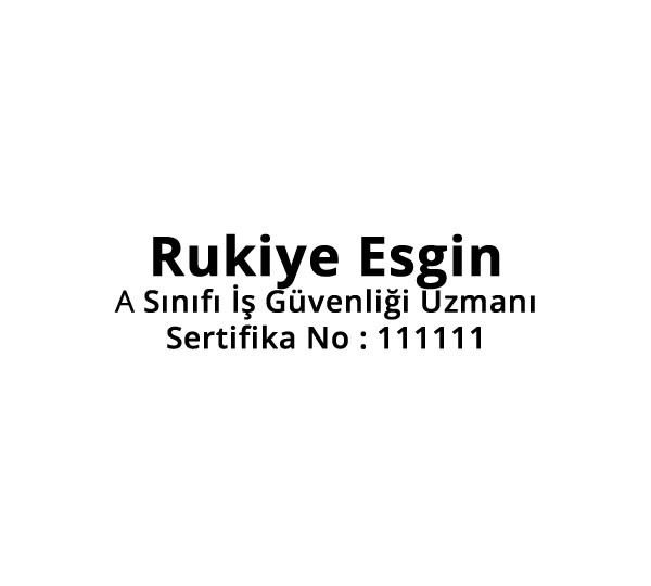 Trodat 4911 Küçük Boy İş Güvenliği Kaşesi 3 Boş Kaşe