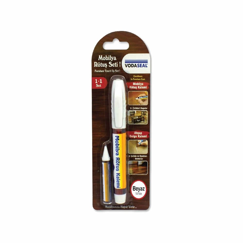 VODASEAL 1+1 BEYAZ MOBİLYA RÖTUŞ SETİ