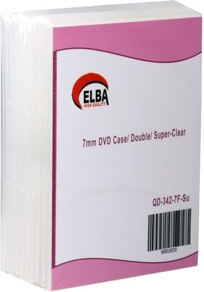 Elba Qd-342 2 li Şeffaf 7 mm 10 lu Dvd Kutusu