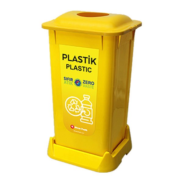 Aform 70 Lt Orjinal Plastik Atık Sarı Atık Kovası