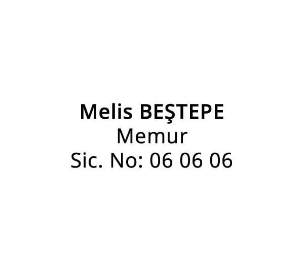 Trodat 4911 Küçük Boy Polis Memuru 1 Boş Kaşe