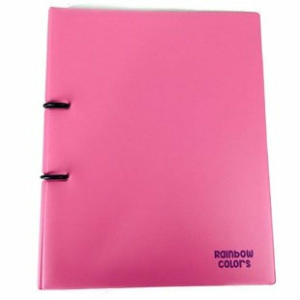 Önder 0121-22 Rainbow 2 Halka Pembe Klasör