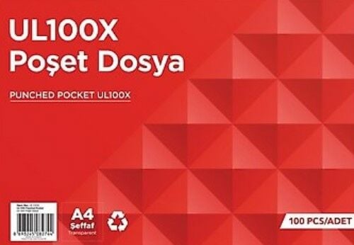 Noki Norex UL100X A4 100 lü Poşet Dosya