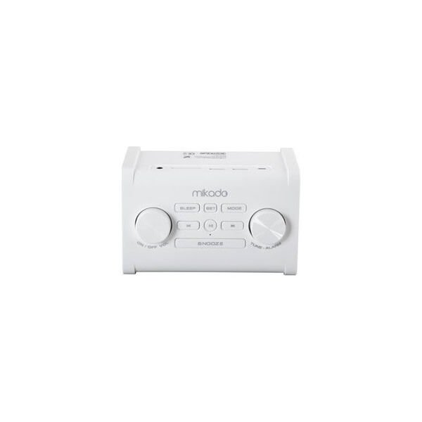 MİKADO MD-53BT BEYAZ SD-FM ALARM DESTEKLİ BLUETOOTH HOPARLÖR