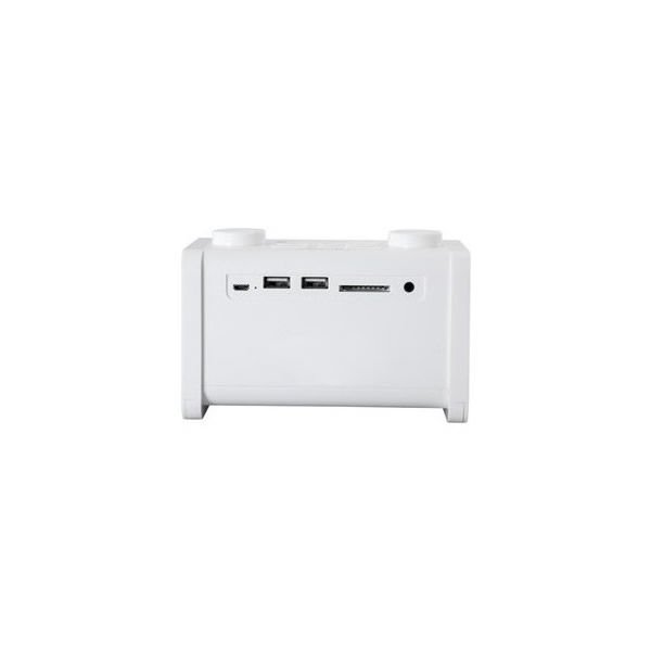 MİKADO MD-53BT BEYAZ SD-FM ALARM DESTEKLİ BLUETOOTH HOPARLÖR