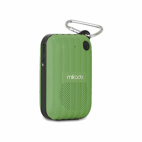 MİKADO MD-22BT YEŞİL TF KART FM DESTEKLİ BLUETOOTH HOPARLÖR