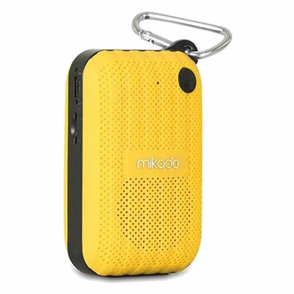 Mikado MD-22BT Sarı TF Kart Fm Destekli Bluetooth Hoparlör