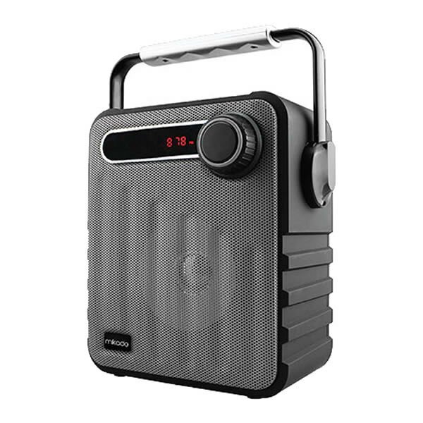 Mikado MD-1437 3w Gümüş & Gri USB-TF-FM Destekli Bluetooth Hoparlör