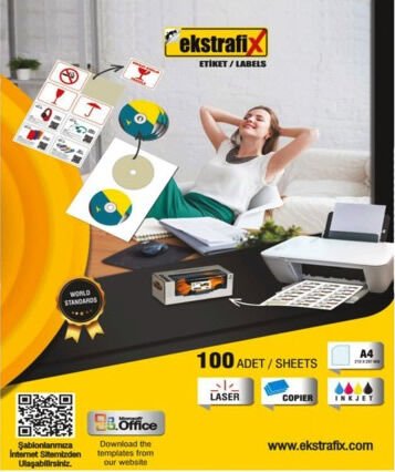 Ekstrafix Dl-008 80x120 mm Dekoratif Etiket