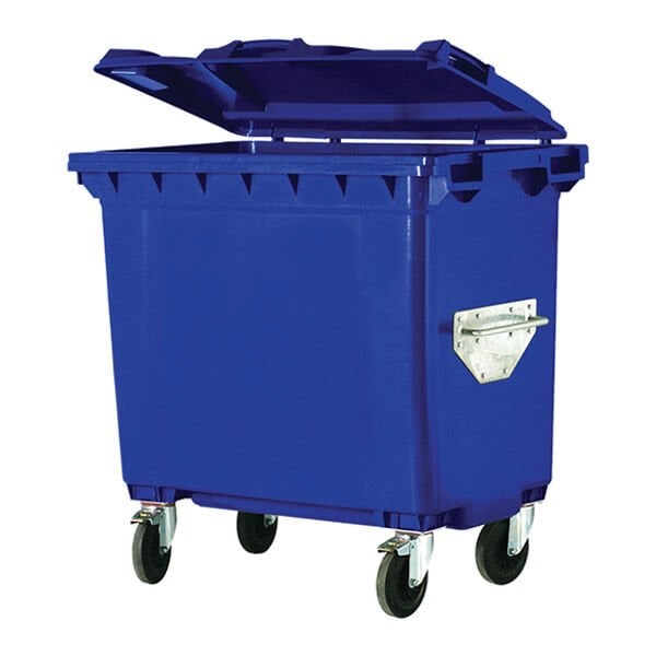 Ofisostim Ral 5022 770 Lt Mavi Çöp Konteyneri