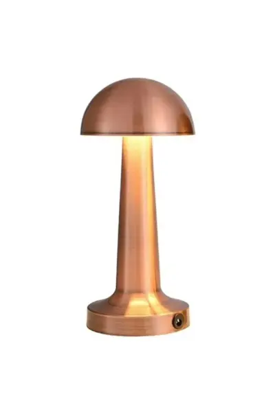 Cata CT-8430 Lizbon 3 Renk Şarjlı Bronz Masa Lambası