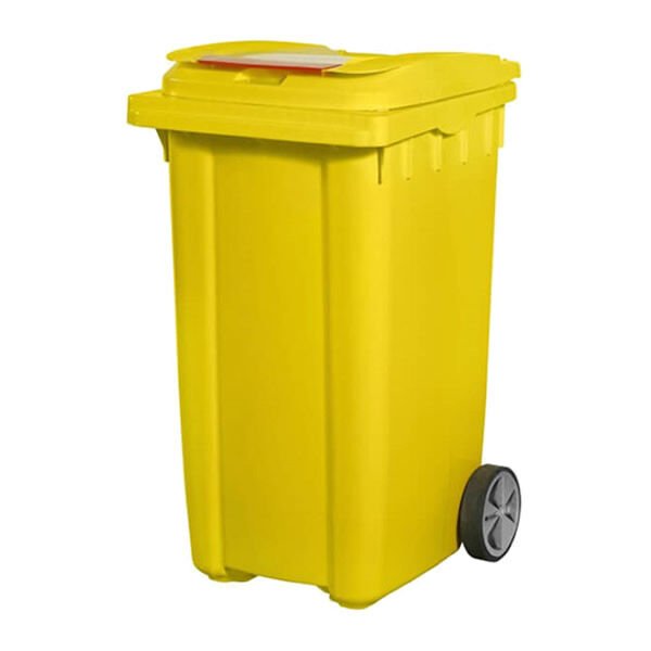 Ofisostim Ral 1018 240 Lt Sarı Çöp Konteyneri