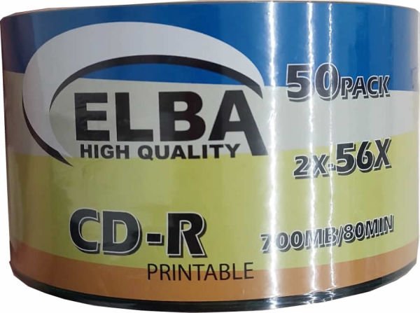 Elba 700Mb/80Min Printable Shrink 50 li CD-R