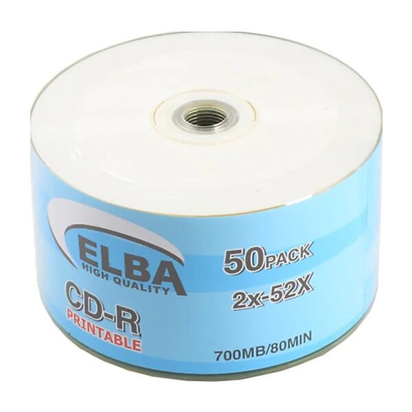 Elba 700Mb/80Min Printable Shrink 50 li CD-R