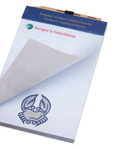 Tosbaa Yengeç 10x16 Burçlar Serisi Kalemli Defter