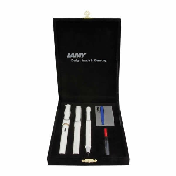 Lamy Sfr-3Pb Safari Kadife Beyaz Dolma&Versatil&Tükenmez Kalem Seti