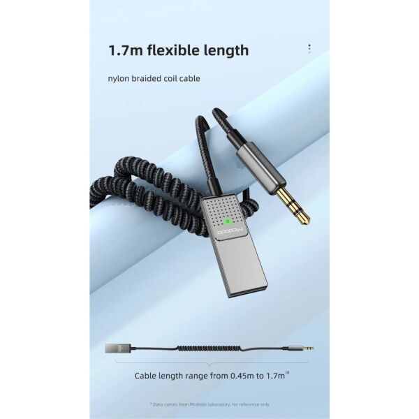 Mcdodo CA-8700 Bluetooth USB-A To DC 3,5 mm Dönüştürücü