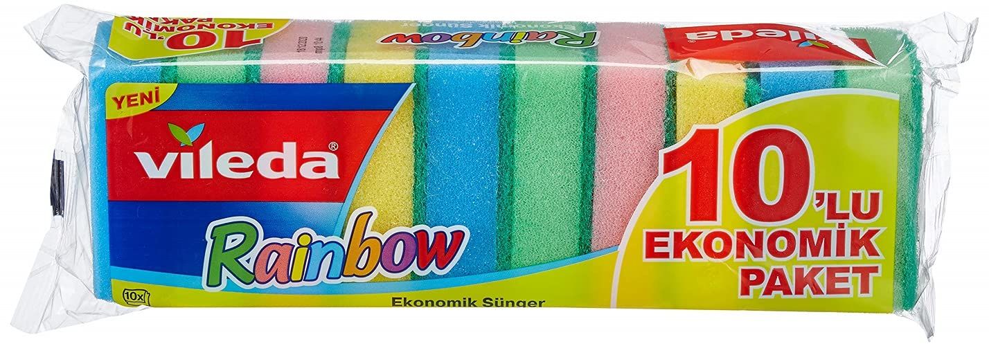 VİLEDA 006 RAİNBOW 10 LU SÜNGER