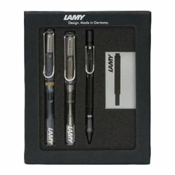 Lamy Sfr-3Dl Safari Kadife Siyah Lila Dolma&Tükenmez&Versatil Kalem Seti
