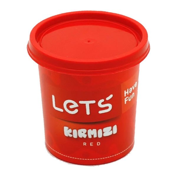 Lets L8340-2 150 gr Kırmızı Oyun Hamuru