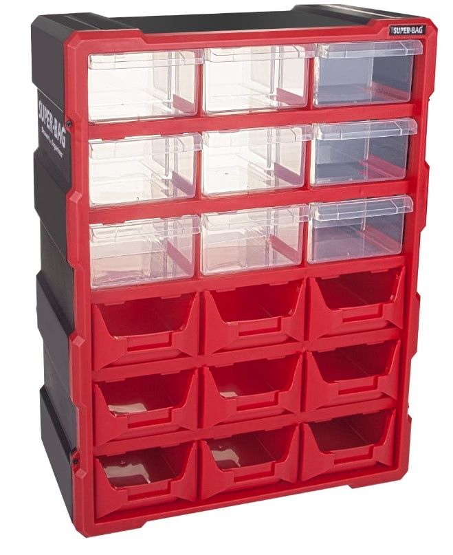 ASRIN ASR-6011 18 Lİ 38.1X15.7X47.5CM BÜYÜK MONOBLOK ÇEKMECE