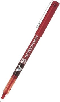 Pilot Roller Kalem Hi-Tecpoint İğne Uç 0.5 MM Kırmızı Bx-V5-R