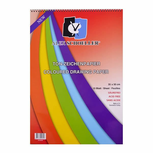 Alex Schoeller ALX-840 35x50 120 gr 15 Yaprak Fon Blok Defter