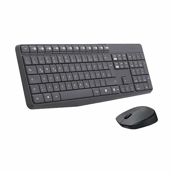Logitech 920-007925 MK235 Siyah Kablosuz Klavye & Mouse Set
