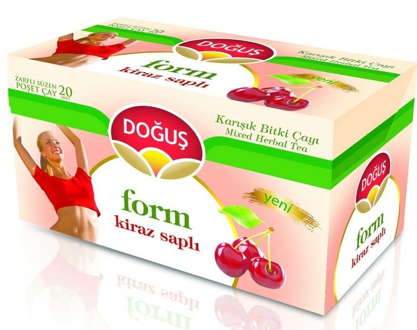 DOĞUŞ 20 Lİ KİRAZ SAPLI FORM BİTKİ ÇAYI