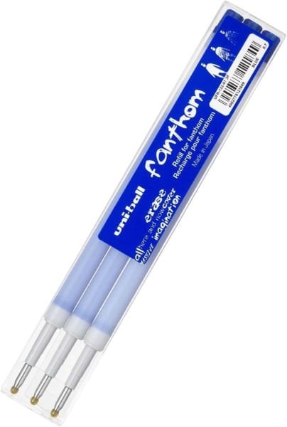 Uni-Ball UFR-122/3P Mavi Fanthom Silinebilir Jel Kalem