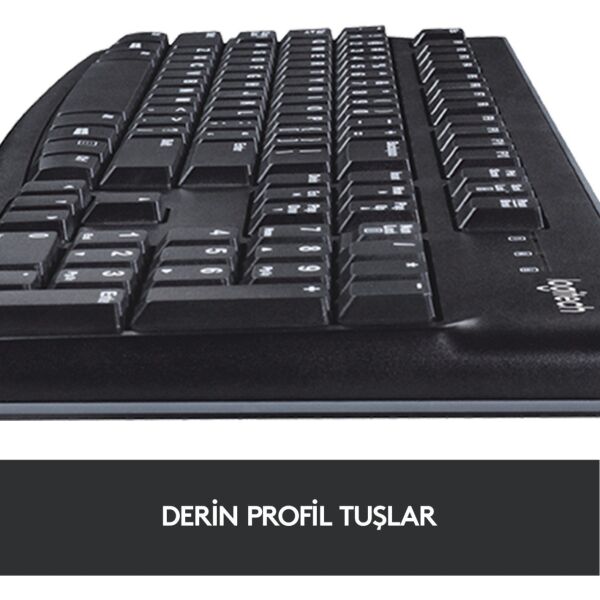 Logitech 920-002505 K120 Siyah Q Türkçe Usb Kablolu Klavye