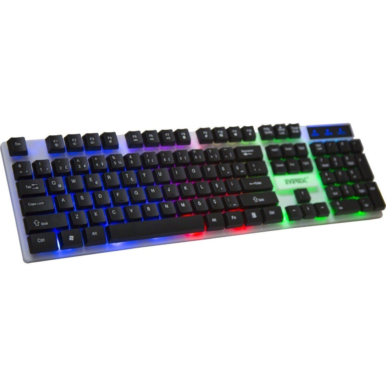 EVEREST KM-191 SİYAH USB GÖKKUŞAĞI GAMİNG KLAVYE MOUSE