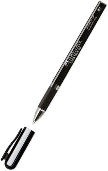 Faber Castell Super True Gel 0,7 mm Siyah Tükenmez Kalem